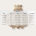 thumbnail image 3 of DJDLJWCJ Baby Hooded Cape Cute Bear Fleece Winter Poncho Soft Thick Warm Kids Bear Cape Pink Size 2T, 3 of 5