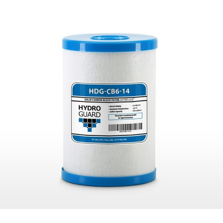Hydro Guard HDG-CB6-14 CB6 Carbon Block Water Filter Replacement Cartridge