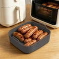 thumbnail image 4 of SIfdSeng Doublure de Cuisson Carrée en Silicone Résistante à la Chaleur Réutilisable pour Friteuse à Air Chaud Domestique, 4 of 6