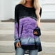 thumbnail image 2 of Blusa de manga larga con cuello redondo para mujer Pompotops  gfhjh19500, 2 of 5