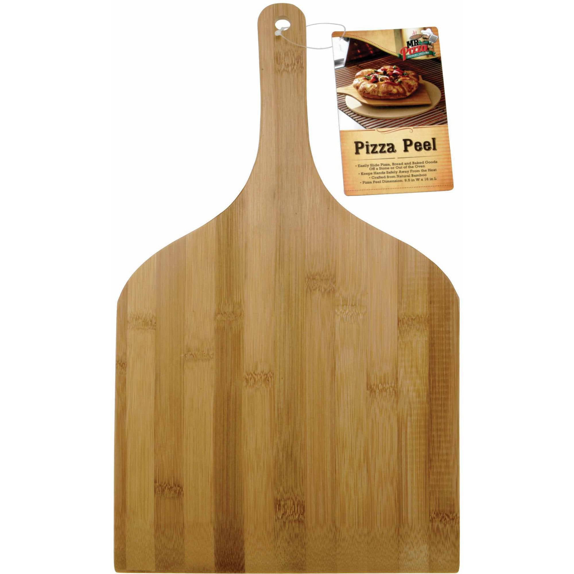 Mr. Bar B Q Natural Bamboo Pizza Peel
