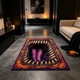 thumbnail image 4 of Zynviq Mouth Area Rugs Halloween 15.7" X 23.6" Throw Rug Polyester Washable Rectangular Multicolor Small Rug for Kitchen, 4 of 6