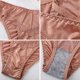 thumbnail image 4 of Zhuge Pack de 5 Calzoncillos Cachetados Mujer, Encaje Satin Suave, Sin Costuras, Transpirable y Hipster Sexy, Diseño Invisible para Todo Día,Talle XL Multicolor A, 4 of 5