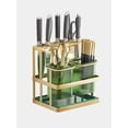 thumbnail image 1 of Organizador de Cubiertos de Cocina Acero Inoxidable, Estante Organizador de Encimera para Cucharas y Cuchillos, Uso Doméstico, 1 of 5