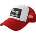 thumbnail image 1 of Classy But I Cuss A Little Mesh Back Trucker Cap Baseball Cap, 1 of 8
