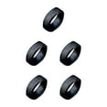 thumbnail image 1 of Minnieouse Anillo de acero vintage unisex Anillo de estilo artesanal y atemporal para hombres Anillos vintage Negro antiguo 9 Type2 NO2, 1 of 6