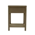 thumbnail image 3 of Wright Wheat 1-Drawer Solid Wood Farmhouse Nightstand by East at Main, 3 of 8