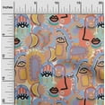 thumbnail image 2 of oneOone Cotton Poplin Twill Orange Fabric Abstracts Sewing Fabric By The Yard Printed Diy Clothing Sewing Supplies 56 Inch Wide, 2 of 5