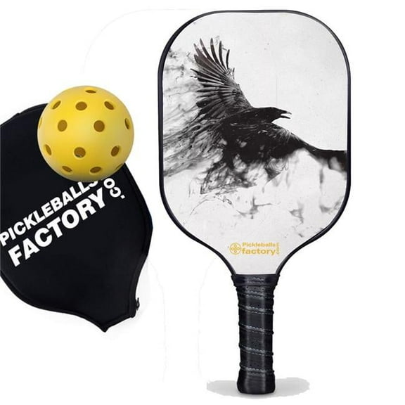 Pickleball Factory PB0005-8-C Custom Pickleball Paddle - Mirs Personalized Pickleball Paddle - Quiet Pickleball Paddles, Carbonfiber Graphite