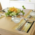 thumbnail image 4 of Ambesonne Nature Place Mats Set of 4, with a Bird Cage, Standard Size, Marigold Black, 4 of 6