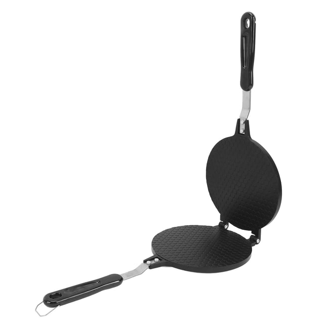 Waffle Cone Maker, Ice Cream Cone Maker Egg Roll Press Pan, Stick Proof Aluminum Stove Top Tortilla Press with Handle, 6.8 Inch Diameter for Kitchen
