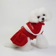 thumbnail image 3 of Christmas Pet Costume Skirt Dog Clothes Santa Dog Dress, 3 of 5