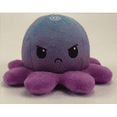 thumbnail image 3 of TeeTurtle Reversible Plush Octopus Mood Toy - Soft Stuffed Animal, 3 of 4