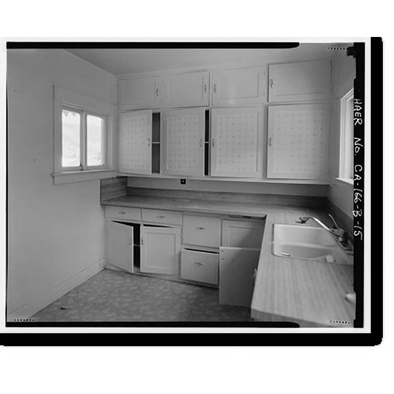 Historic Print, Rush Creek Hydroelectric System, Worker Cottage, Rush Creek, June Lake vicinity, Mono County, CA - 15, 16" x 20"