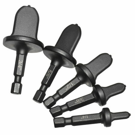 TABLZONE 5Pcs Copper Flaring Tools Black Portable for Refrigeration Maintenance