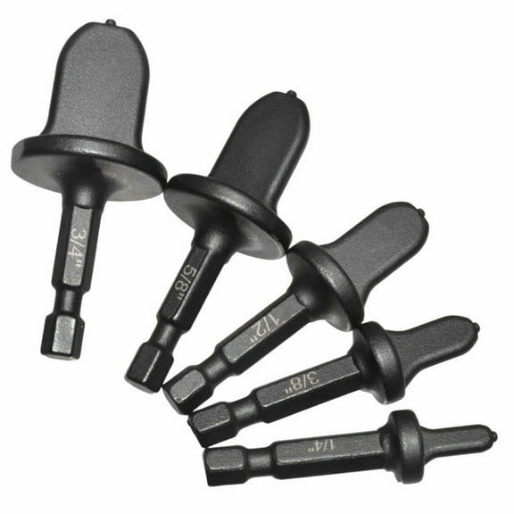 TABLZONE 5Pcs Copper Flaring Tools Black Portable for Refrigeration Maintenance