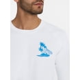thumbnail image 4 of George Men's and Big Men's Printed Sun Shirt with Long Sleeves, UPF 50+, Sizes S-3XL, 4 of 5