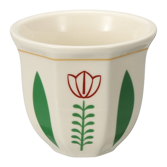 Uxcell Arabic Coffee Cup, 8.5 oz Ceramic Tea Cups Espresso Coffee Mug for Latte Cappuccino Milk Office Home Party Gifts, (White/Green, Style I)