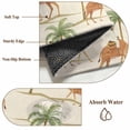 thumbnail image 6 of Large Area Rugs for Living Room Bedroom, Date Coconut Tree 8'x10' Rug Washable Carpet Runner Indoor Outdoor, Desert Camels Botanical Tropical Beige Non Slip Floor Mats Rug for Kitchen, Patio, 6 of 8