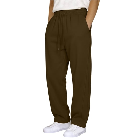 Tawop Lounge Mens Sweatpants with Pockets Fashion Sports Workout Pants for Men Fall Winter Relaxed Fit Jogger Hiking Sweat Pants