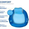 thumbnail image 4 of SwimWays Kelsyus Spring Float Pool Chair, Light Blue, 4 of 6