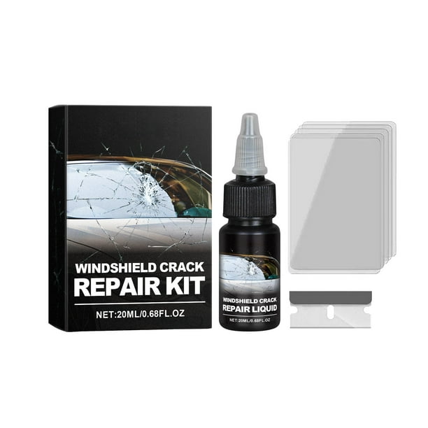 Kit de Reparación de Parabrisas Delantero de Automóvil, Reparación Rápida de Grietas, Visión Clara, Viaje Seguro, 20 Ml