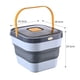 thumbnail image 3 of Titular De Comida Para Perros Contenedor de almacenamiento de comida para perros y gatos, cubo plegable para alimentos secos para mascotas (amarillo), 3 of 5