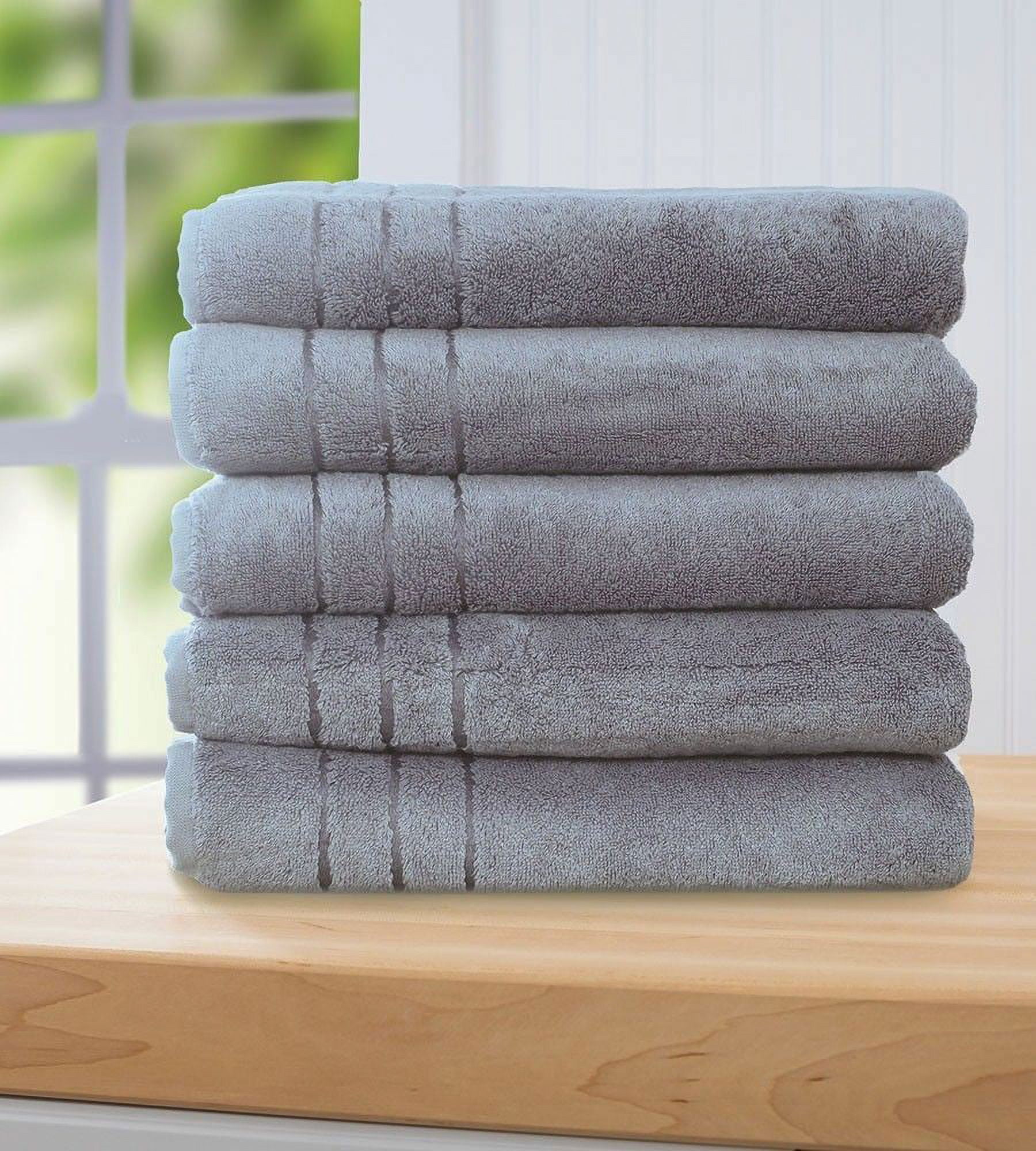 Cariloha Bamboo Bath Towel 3-Piece Set - Harbor Gray