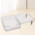 thumbnail image 6 of Bathroom Organizer Storage Rack Countertop Storage Shelf Vanity Tray Vanity Shelf Bathroom Organizer Countertop for Living Room Bathroom White, 6 of 8