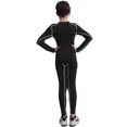 thumbnail image 3 of Gyratedream Kids Base Layer Set Boys Long Sleeve Athletic Shirts Sports Compression Outfits, 3 of 6