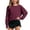 Wine, variant on Girl's Open Back Backless Tops Long Sleeve T Shirts Crewneck Casual Tees Summer Shirts 11-12 years