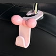 thumbnail image 5 of Car Seat Back Hook, Bowknot Headrest Hanger - Pink Car Organizer with No Tools Installation for Bags, Umbrellas, Groceries & Snacks, 5 of 5