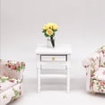 thumbnail image 4 of SHISUYAN Miniature Table 1Pack Mini House Bedside Table 6.60X5.30X4.10Cm White For Home Decoration, 4 of 8