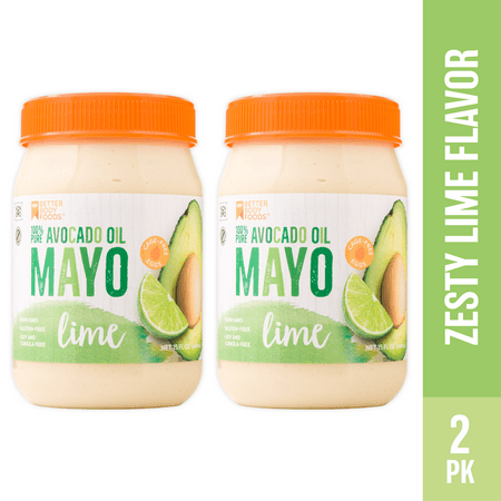 BetterBody Foods Avocado Oil Mayonnaise with Lime, 15 Oz (2 (Best French Mayonnaise Brand)
