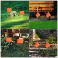 thumbnail image 2 of 25 Pcs Drapeaux de Jardin en PVC Fluorescent avec Fil d'Acier pour Marquage de Sécurité, 2 of 9