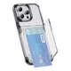 thumbnail image 1 of Funda Creativa Para iPhone Con Tarjetero Transparente, 1 of 8