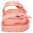 thumbnail image 6 of ANLUKE Kids Girls Comfort Slides Soft Sandals for Boys with Adjustable Two Buckle, Sizes 10-4, 6 of 7