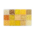 thumbnail image 1 of Rongfmy Bracelet en Perles de Verre Rondes Colorées avec Boîte de Rangement pour Bricolage Jaune, 1 of 8