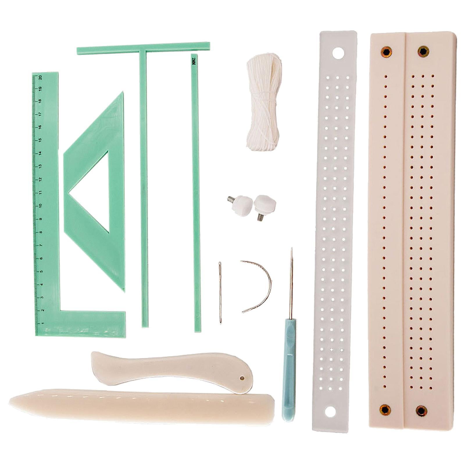 balikha Bookbinding Kits Book Cover Guide Scrapbooking Tool Sewing Supplies Straight Curved Starter Book Binding Starter Tools