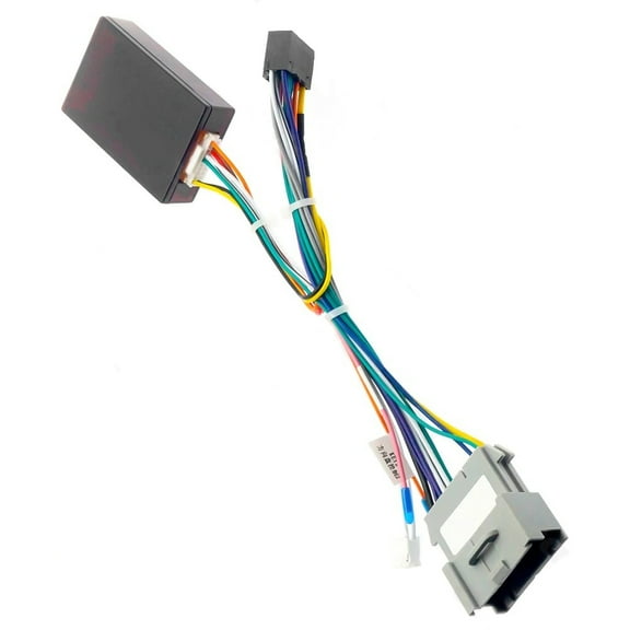 Furulu 9" 10" Stereo Radio 16 Pin Power Wiring Harness w/ Canbus For 02-06 Hummer H2 H3