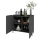 thumbnail image 3 of Armario 2 puertas Midtown Concept negro, 3 of 6