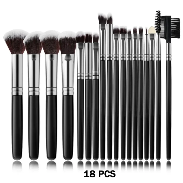 Juego de 10-32 brochas de maquillaje suaves y esponjosas para base de maquillaje, contorno, rubor, corrector, sombra de ojos, kit de maquillaje, herramienta de belleza para mujeres