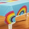Rainbow Wishes Party Supplies - Plastic Table Cover