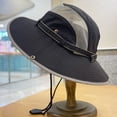 thumbnail image 4 of tamizeot Chapeau de Soleil Imperméable en Polyester pour Hommes Léger Pêche Randonnée Chapeau Imperméable, 4 of 6