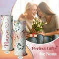thumbnail image 5 of 20 oz Nana Skinny Tumblers with Lid and Straw, Stainless Steel Vacuum Insulated Travel Coffee Mug Cup Water Bottle, Grandmas Birthday Gifts for Grandmother, 5 of 5