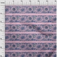 thumbnail image 2 of oneOone Polyester Lycra Fabric Leaves & Floral Block Print Fabric BTY 56 Inch Wide, 2 of 4
