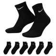 thumbnail image 5 of Men's Nike 6-Pack Everyday Cushion Ankle Training Socks Color: Black Size: 12-15, 5 of 8
