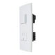 thumbnail image 2 of Placa Interruptor Y Contacto Leviton Blanco, 2 of 3