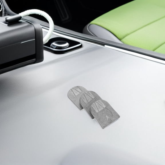 LOLIPPYY 6Pcs Aluminum Rearview Mirror Mounting Clips Kit for Car Interior Rear View Mirror Attachment