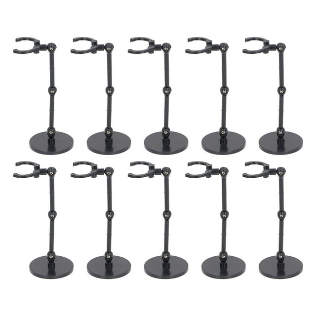 10 Sets Doll Stand, 6 Inch Dolls and Action Figure Stand Action Figure Display Holder Base
